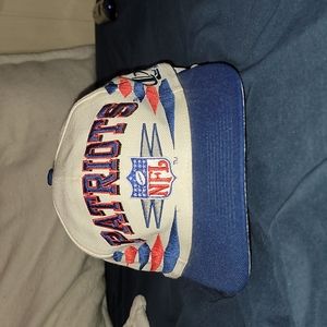 Vintage New England Patriots Diamond Snapback Hat